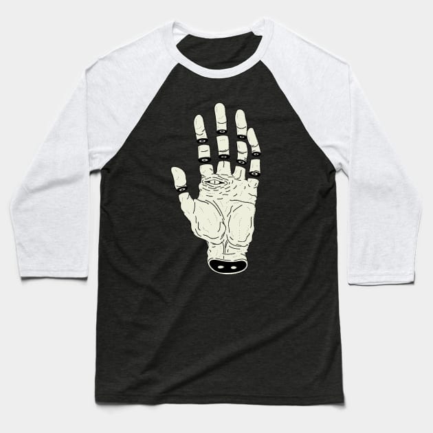 LA MANO DEL DESTINO / THE HAND OF DESTINY Baseball T-Shirt by MRCLV